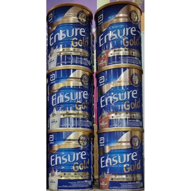 

Ensure gold 800gr rasa vanila/coklat exp des 2026