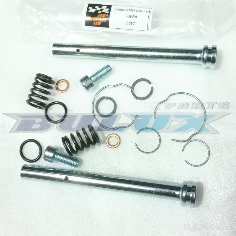 1SET PER AS SULING SULINGAN SHOCK ASSY DEPAN HONDA SUPRA X LAMA