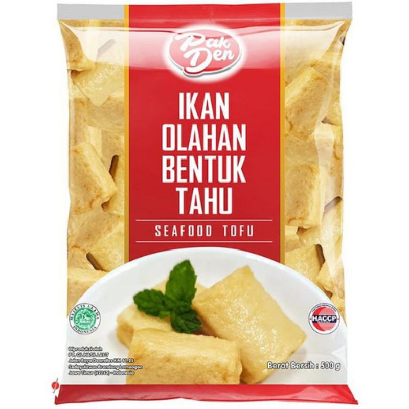 

PAKDEN Ikan Olahan Bentuk Tahu/Tofu /Seafood Tofu 500gr