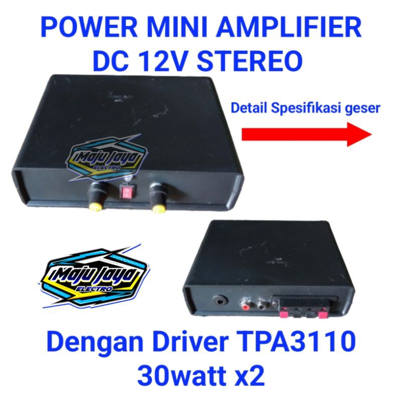 Power Mini Amplifier TPA3110 PAM8610 12volt Stereo (Tanpa adaptor)|BACA DESKRIPSI Bisa COD