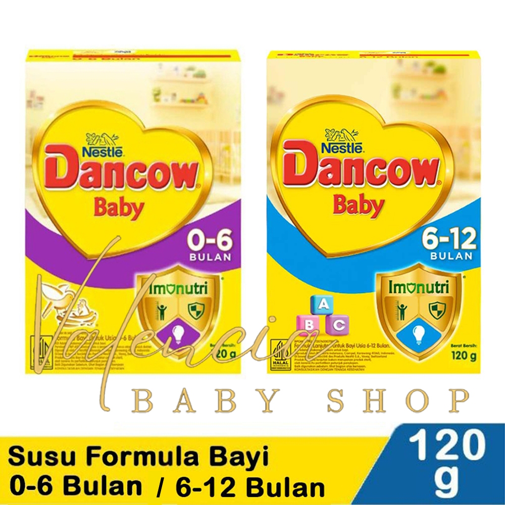 DANCOW BABY 0-6 BULAN / 6-12 BULAN 120GR