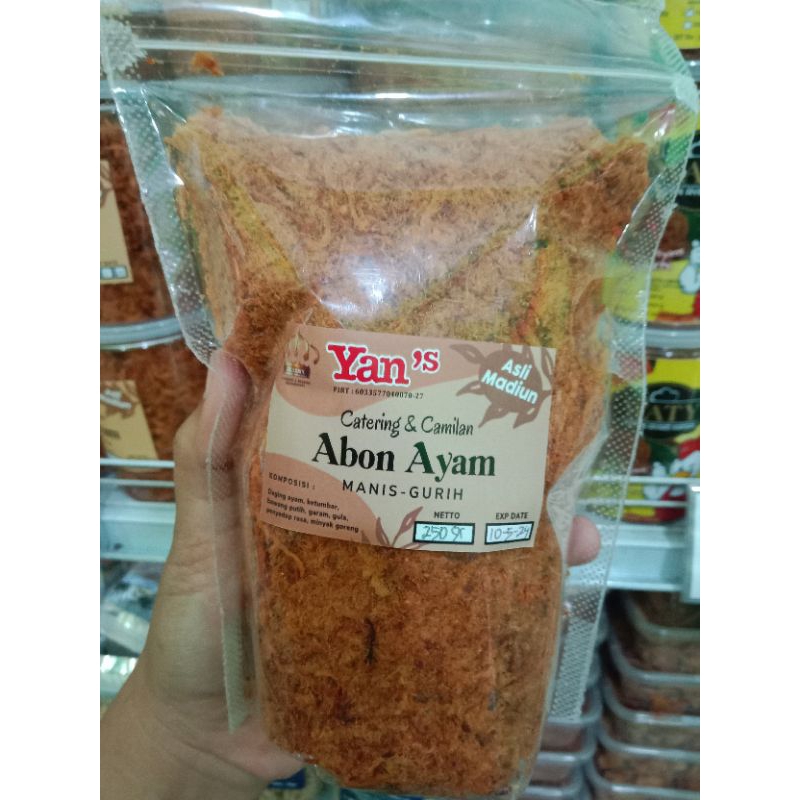 

Abon Ayam Yans 250 Gr | Oleh Oleh Taman Sari