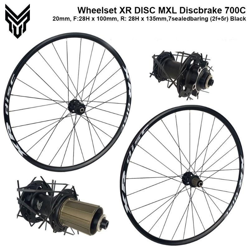 WHEELSET MXL 700C DISC BRAKE
