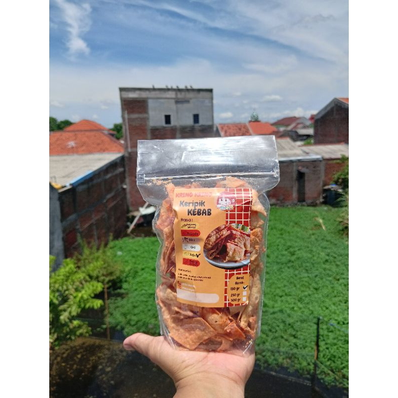 

Keripik Kebab Rasa Keju 150gr