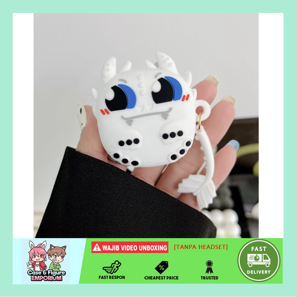 Case WM01 WM02 Baseus Encok Earphone Silikon Karakter Kartun 3D 02 Tootles Putih