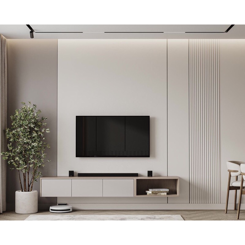 kabinet tv gantung minimalis