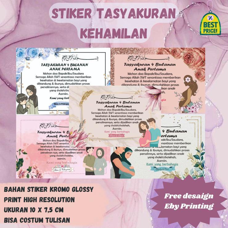 

Stiker Costum Tasyakuran Kehamilan 4 Bulanan / 7 Bulanan
