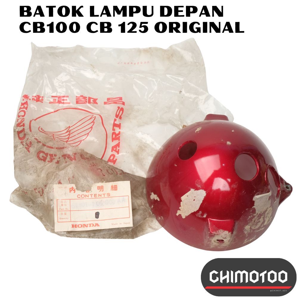 Batok Reflektor Lampu Depan Honda Cb100 Cb 100 Original Japan HM-22M