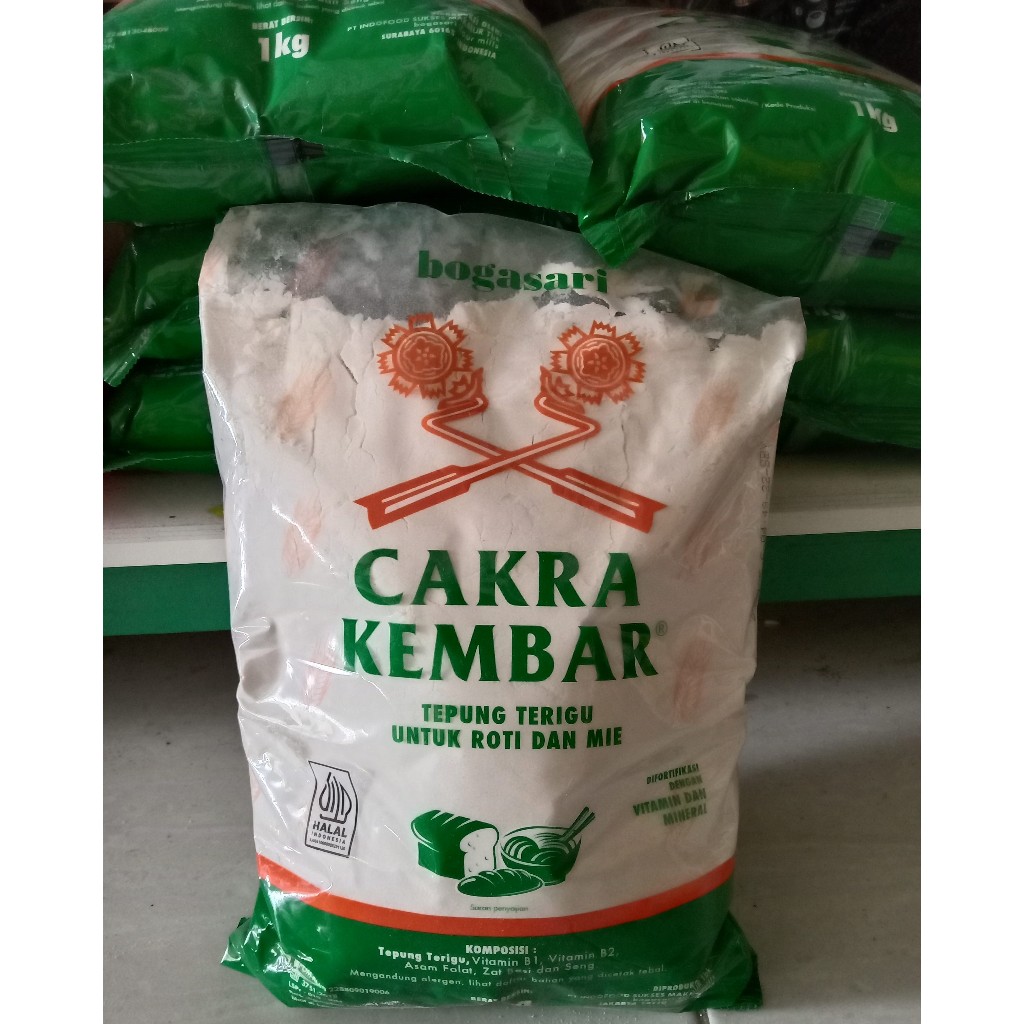 

TEPUNG TERIGU CAKRA KEMBAR 1KG