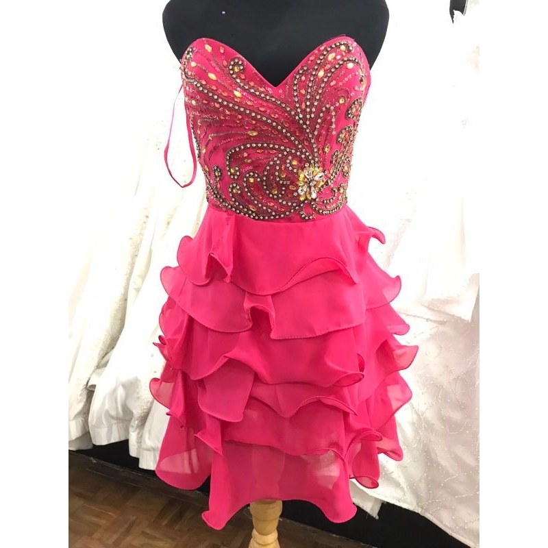 Mini Dress Pesta Fuschia