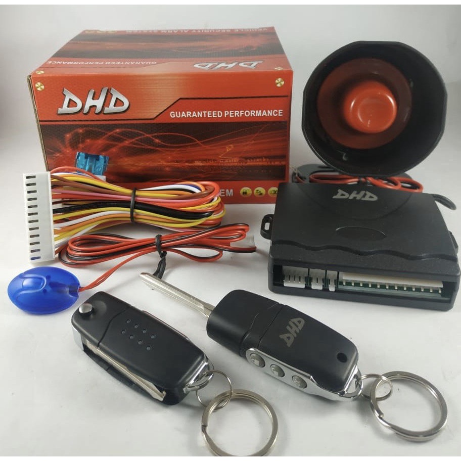 tv Alarm Mobil DHD Tipe Remote Kunci Lipat Anti Maling Ready