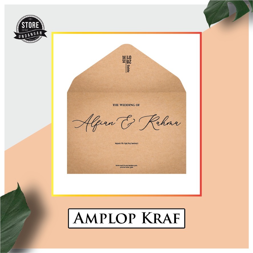 

Amplop Kraft tebal aesthetic