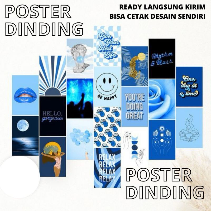 WORDGIFT Poster Dinding Aesthetic Bundle Poster | Poster Dinding Aesthetic | Poster Dinding | Poster