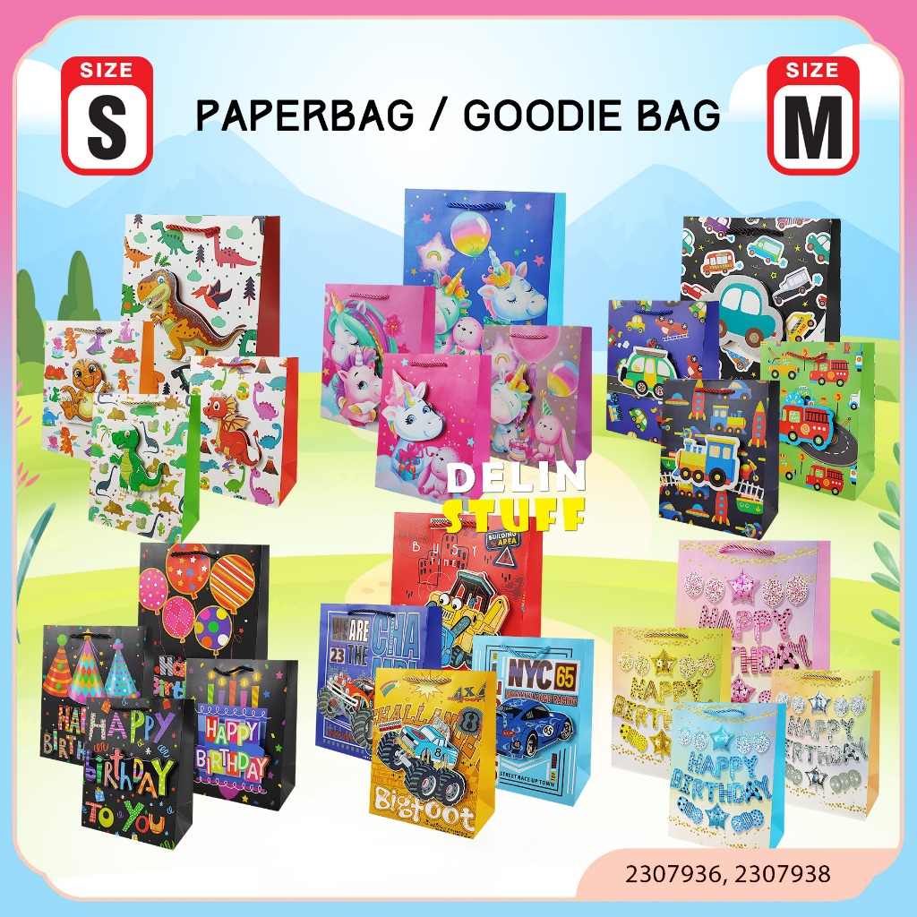 

Goodie Bag Ulang Tahun Anak Unicorn Tas Sanrio Birthday Snack Box Hampers Ulang Tahun Happy Birthdae S size M (2307936, 2307938)