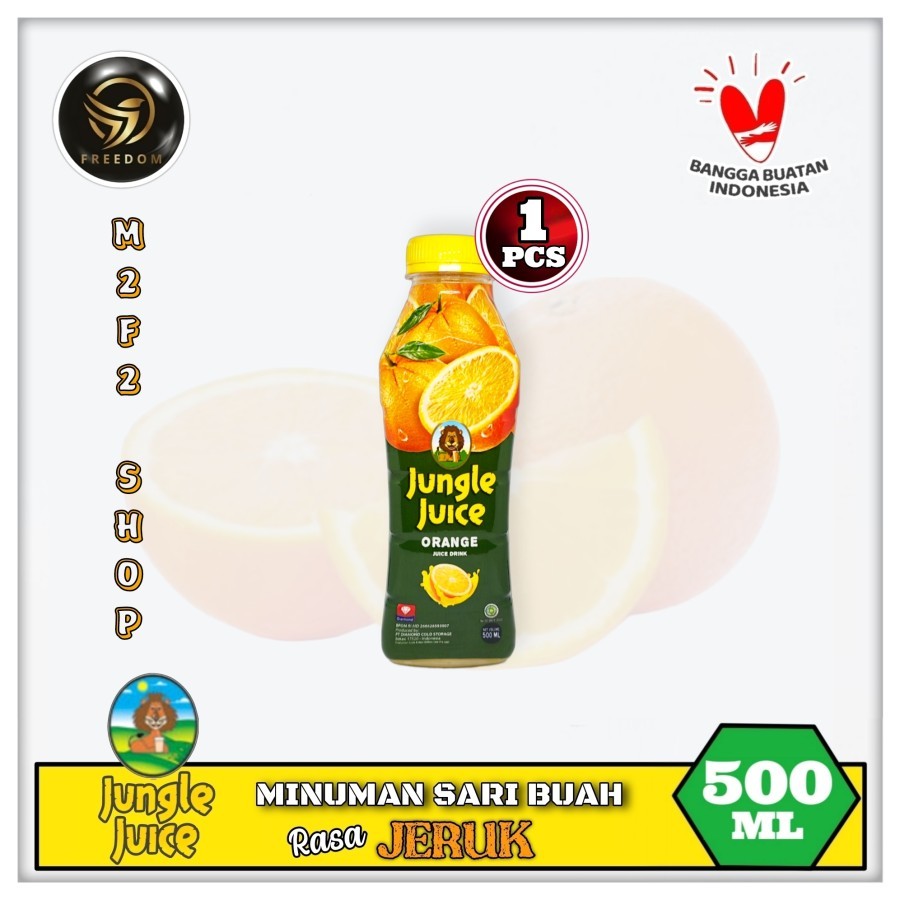 

Diamond Jungle Juice Orange | Jus Jeruk Botol Pet - 500 ml (Kemasan Satuan)