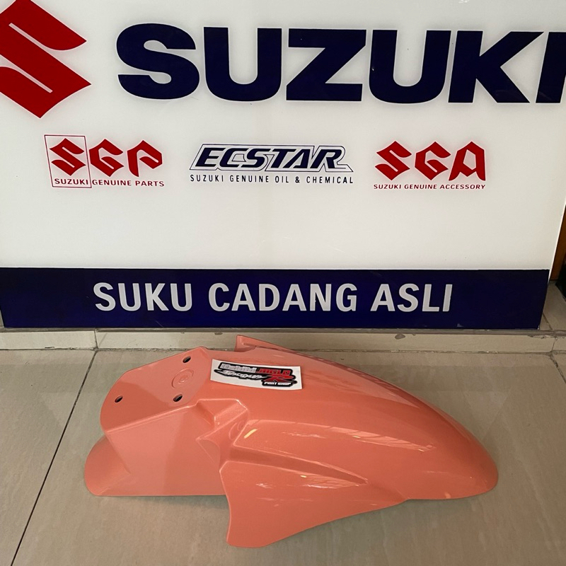 Spakbor slebor depan Suzuki Spin 125 Glitzy orange Original SGP