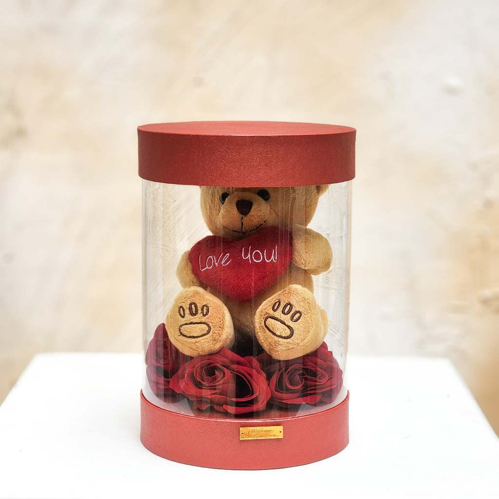 

[Karen Florist] Gift Box Boneka Valentine