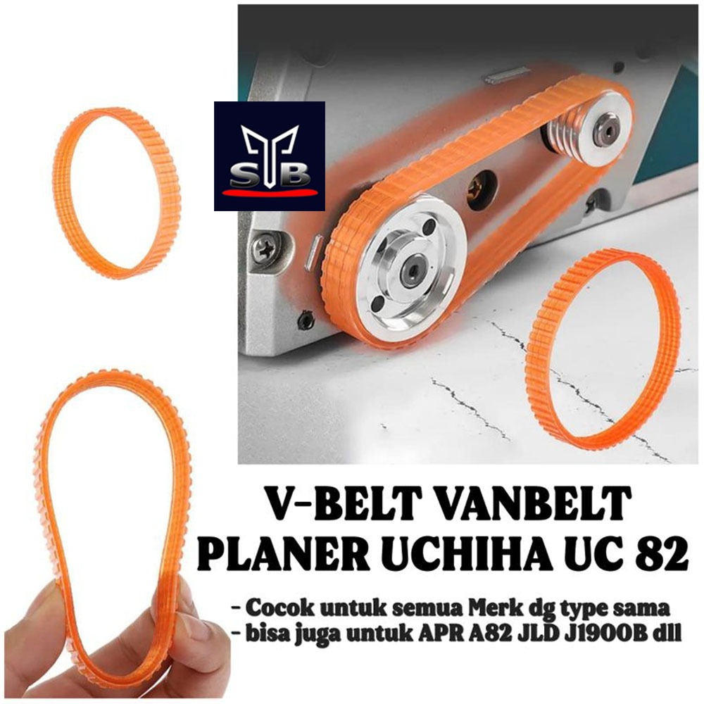 V-Belt Mesin Serut Kayu untuk merk ryu Fanbelt Vanbelt Van Fan Ketam Sugu Pasah Planer Planner Duduk