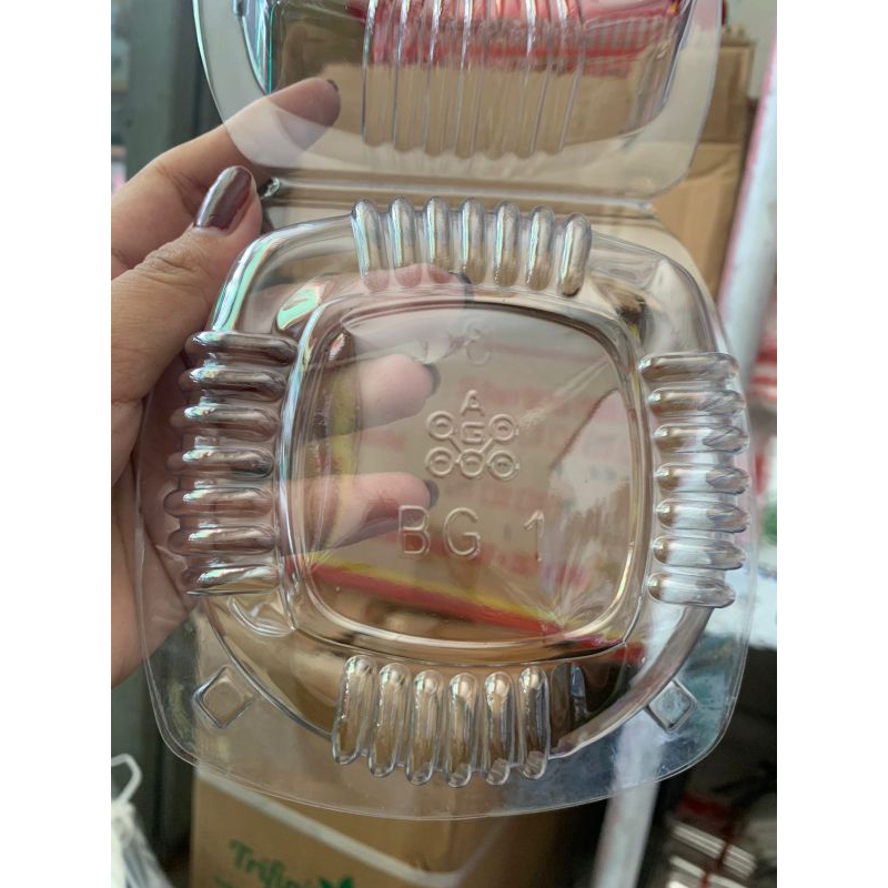 MIKA BURGER MKP  01 @25pcs mika burger bening mika