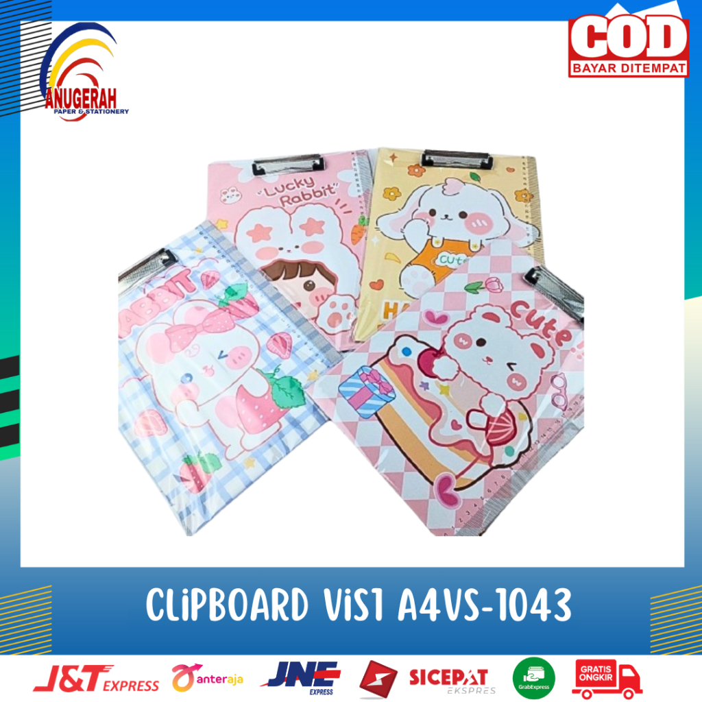 

VIS1 A4VS-1043 CLIPBOARD (PCS)