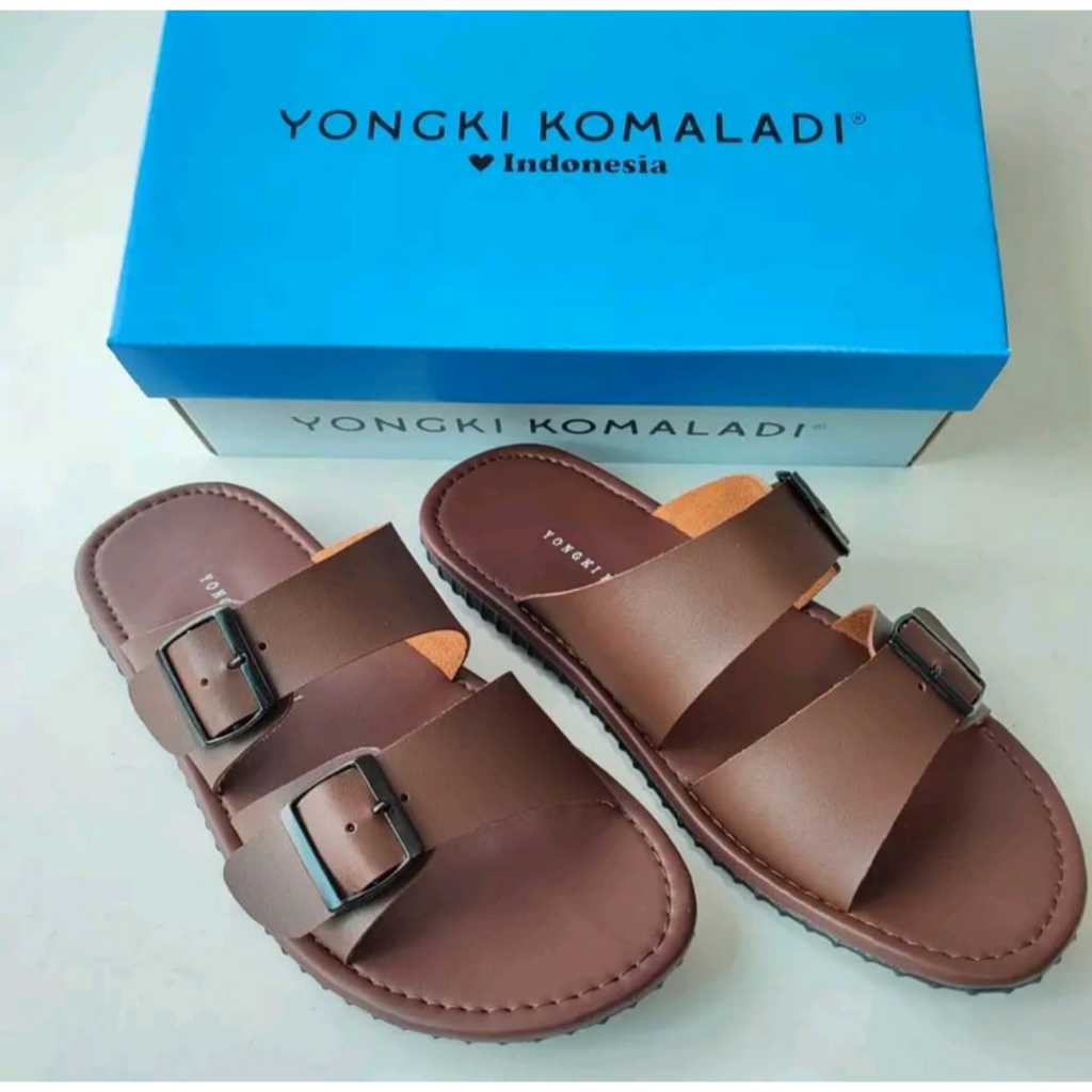 Sandal Pria yongki komaladi original-Sandal Selop-Sandal Cowok-Sandal Yongki komaladi-Sandal Casual-