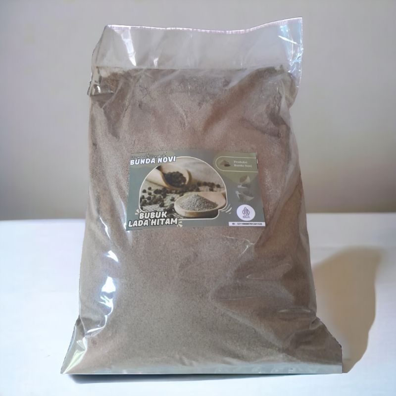 

Lada Hitam 1Kg/Merica Bubuk/Bubuk Lada Hitam Murni/Bubuk Rempah/Bumbu dapur