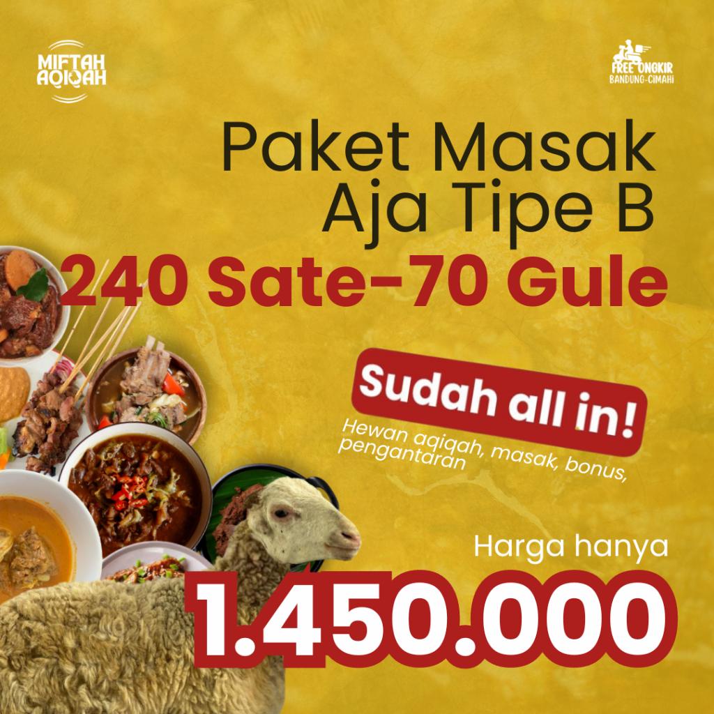 

Paket Aqiqah Masak Aja Tipe B