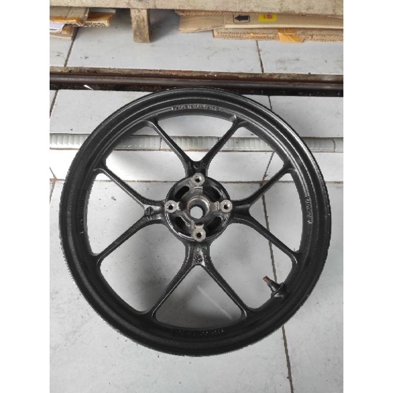 velg velk pelk velek roda depan racing beat deluxe led new / genio original second