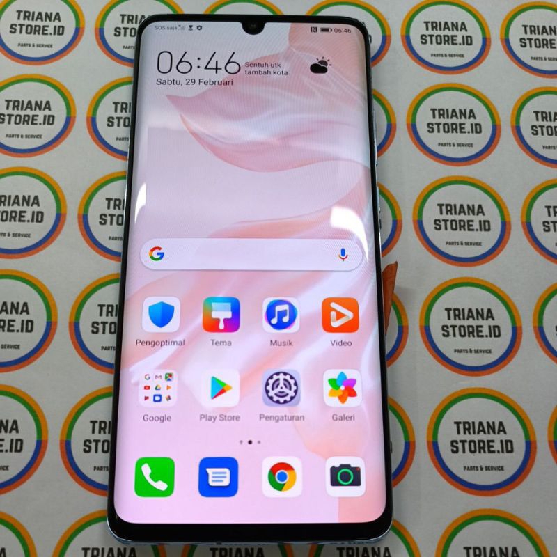 LCD fullset frame huawei P30 pro super amoled original cabutan