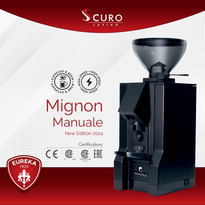 Coffee Grinder Eureka - Mignon Manuale Steel Burr Penggiling Kopi Espresso