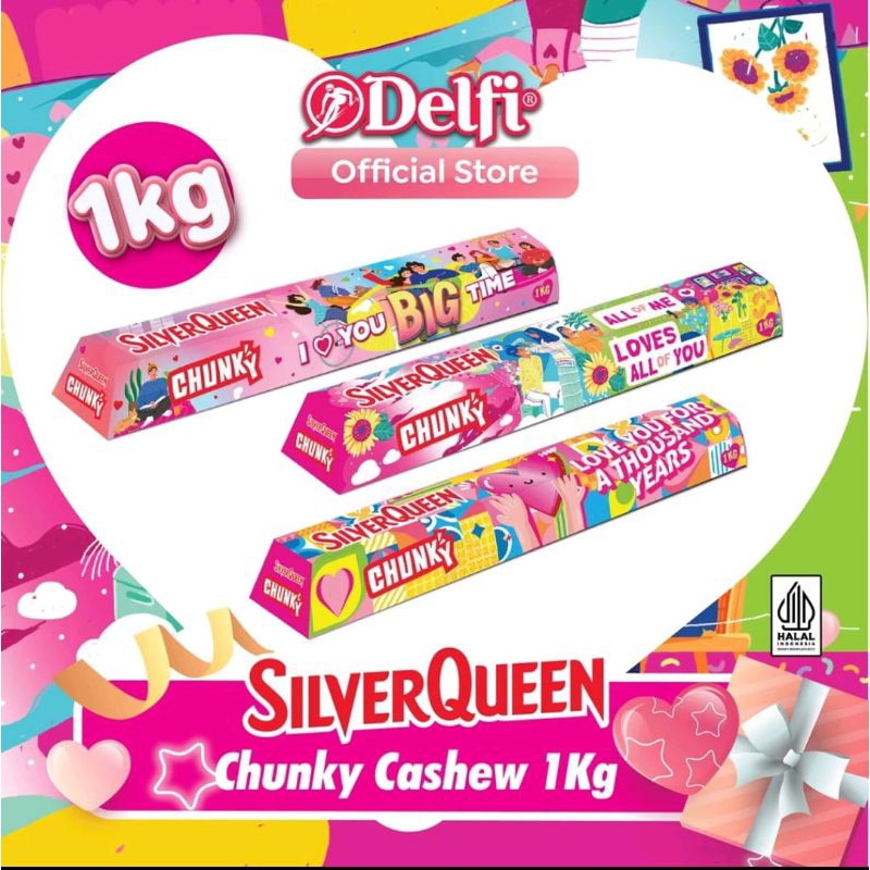 

silverqueen 1kg edisi valentine