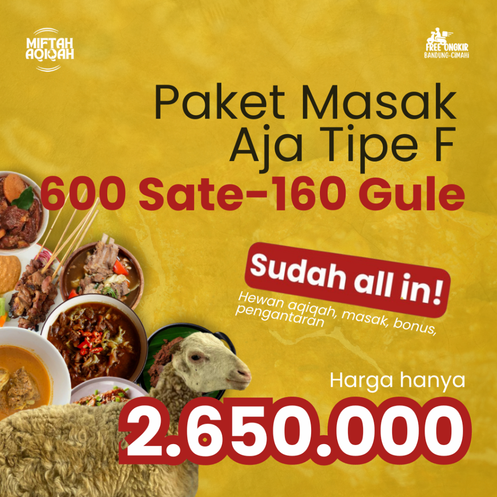 

Paket Aqiqah Masak Aja Tipe F