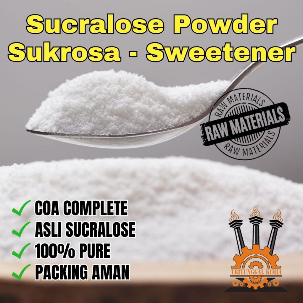 

Sucralose Powder 500gram / Pemanis / Sweetener Keto Gula Diet 0 Kalori