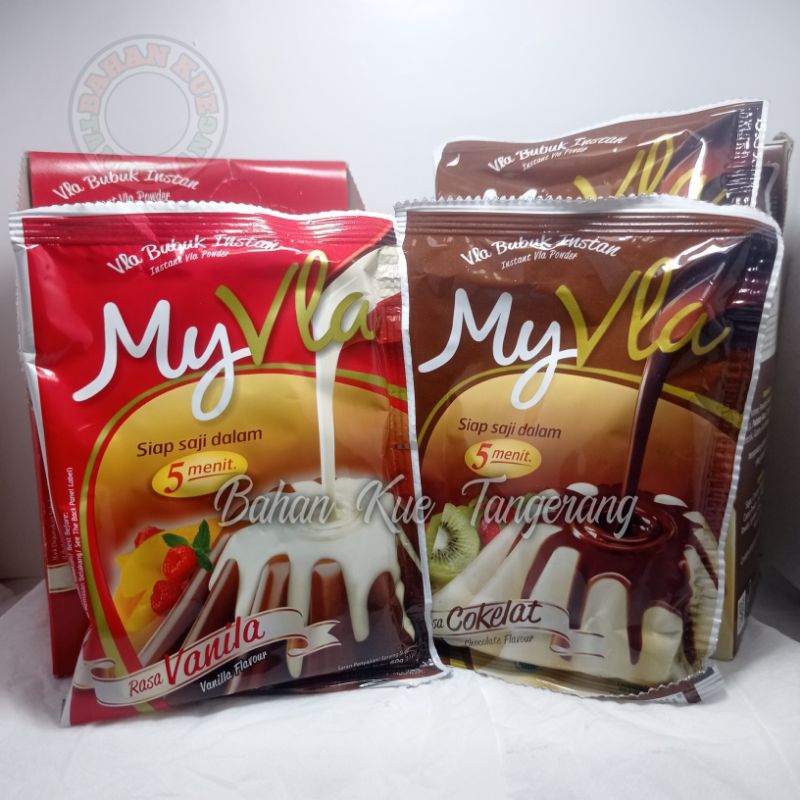 

Nutrijel MyVla rasa Vanilla 360g / MyVla cokelat / Vla bubuk instan / my fla