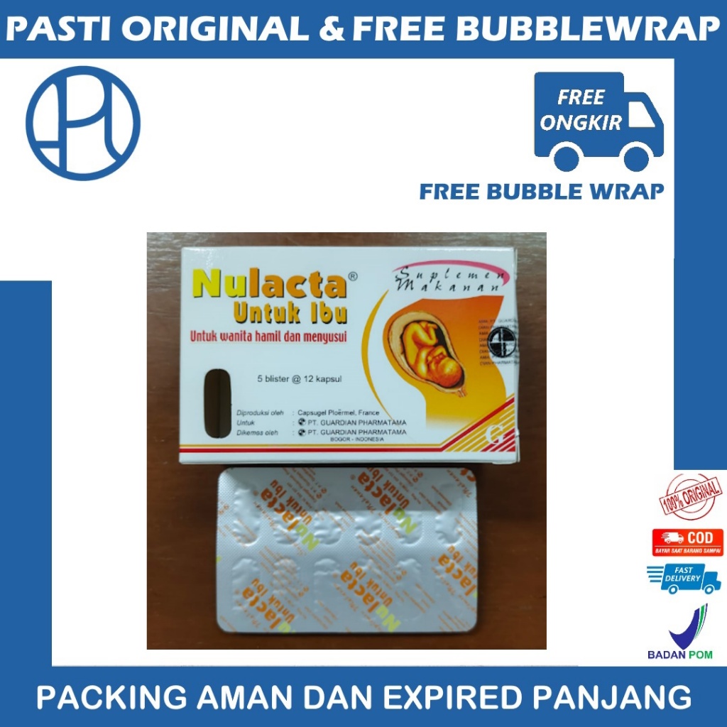 NULACTA UNTUK IBU STRIP ISI 12 FOR MOTHER VITAMIN IBU MENYUSUI HAMIL