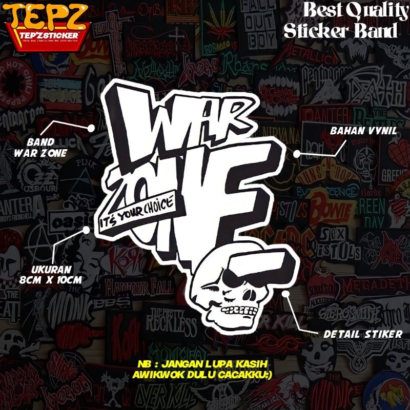 

STIKER STICKER (BAND WARZONE) STIKER BAND|STIKER METAL|STIKER TUMBLR|STIKER AESTHETIC