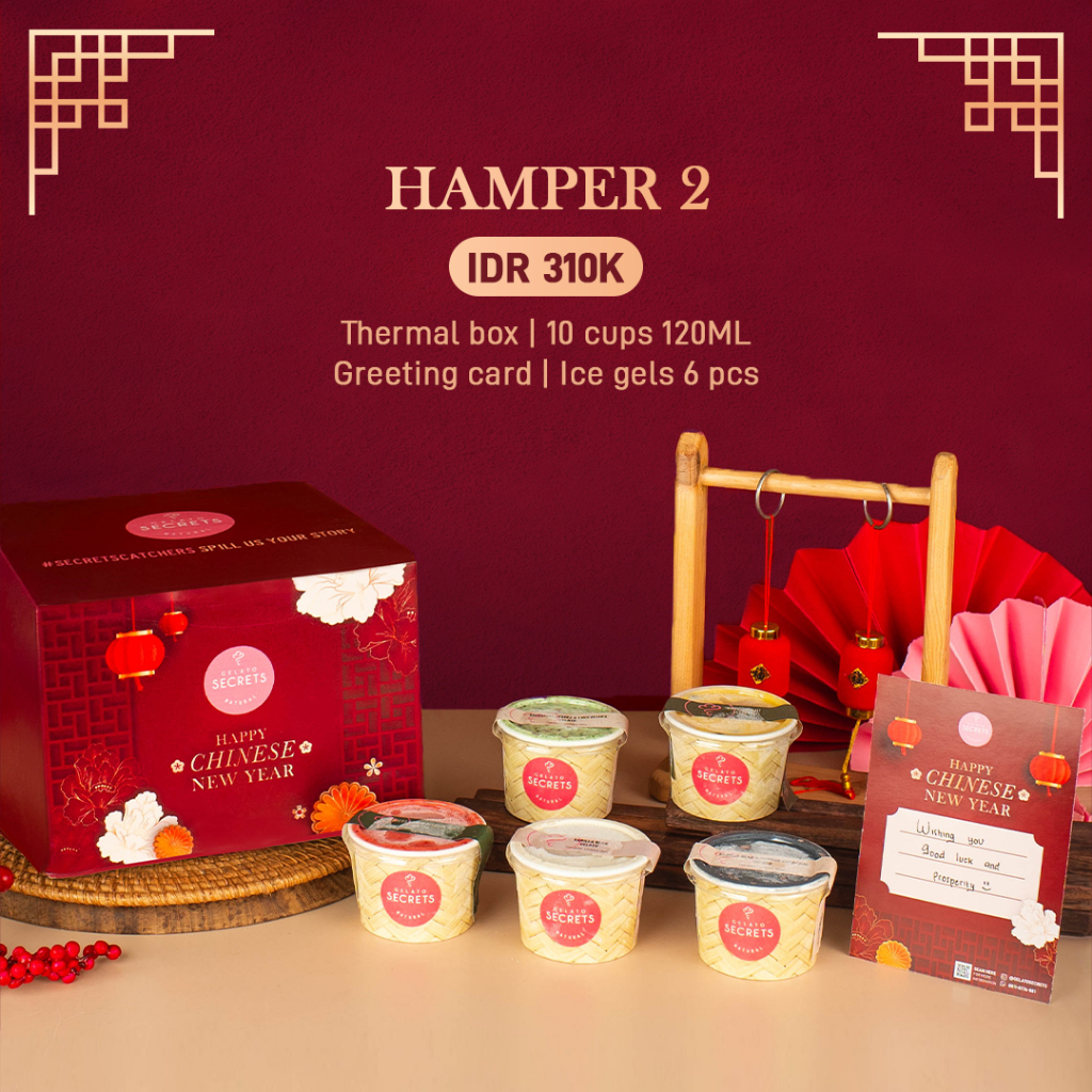 

CNY Hamper 2: 10 Cups 120ML + Thermal Box + Card