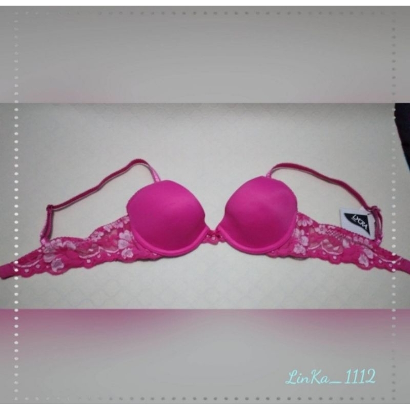 BRA VALENTINE SECRET SIZE 32B / 70B PINK BERKAWAT