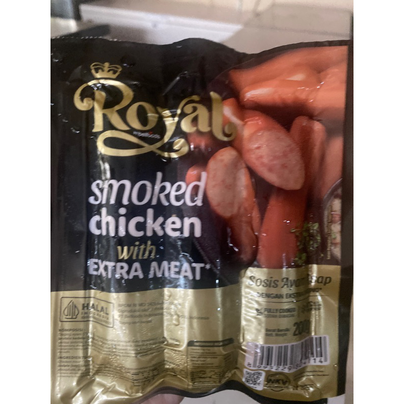 

sosis royal smoked chicken with extra meat