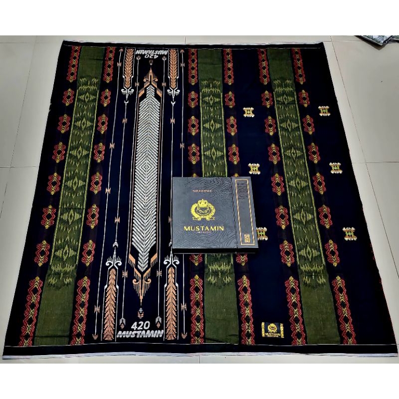 sarung tenun mustamin sgj dobby songket