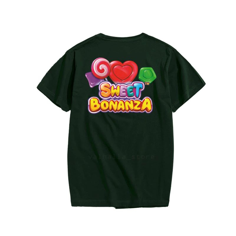 KAOS PRAGMATIC PLAY SWEET BONANZA / T-SHIRT PREMIUM / KAOS BONANZA / KAOS KAKEK ZEUS / BAJU DISTRO P