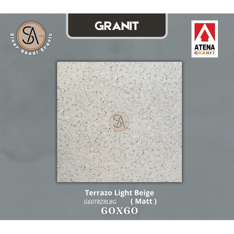 granit 60x60 atena terrazo light beige matt ( G60TRZR