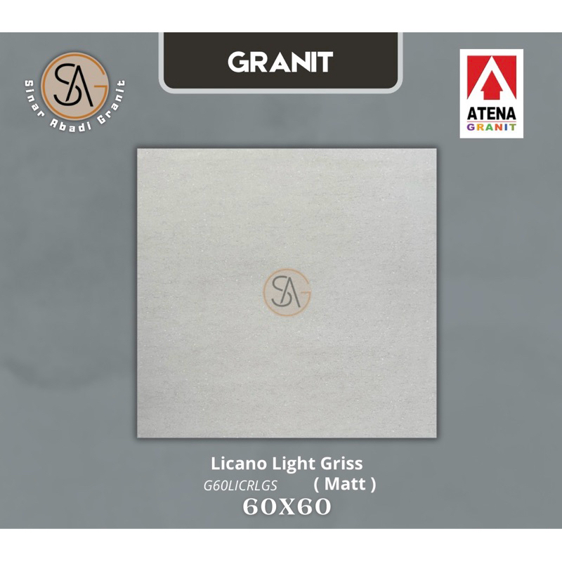 granit 60x60 atena licano light griss matt ( G60LICR