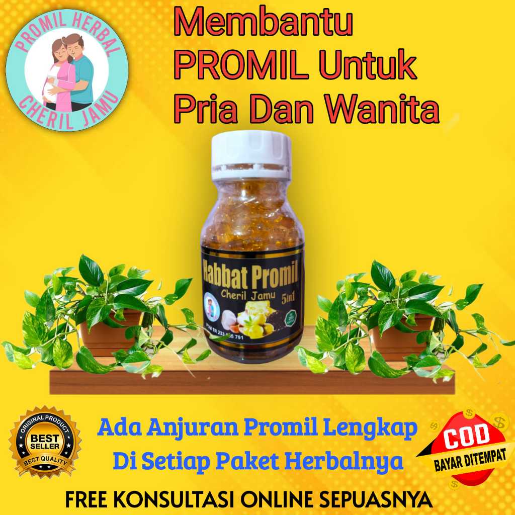 PROMIL CHERIL JAMU YAMPRO HABBAT PROMIL 5 in 1 untuk suami istri