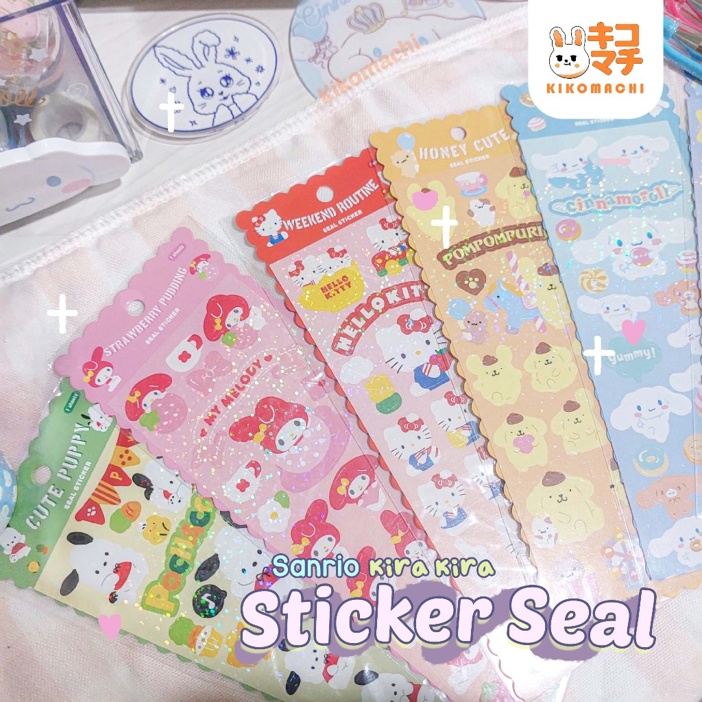 

Sanrio Kira Kira Basic Series Sparkling Sticker 1lbr