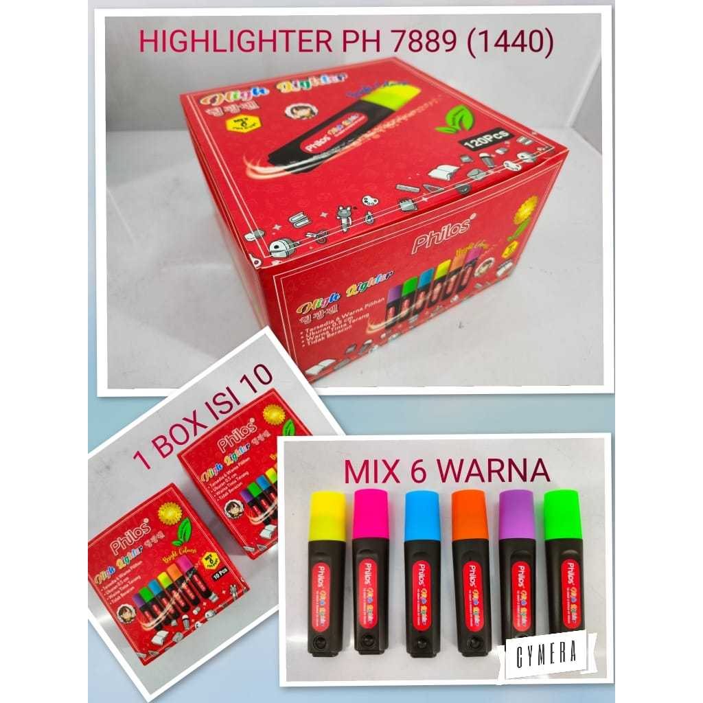 

Stabilo highlighter Philos SATUAN 1pc