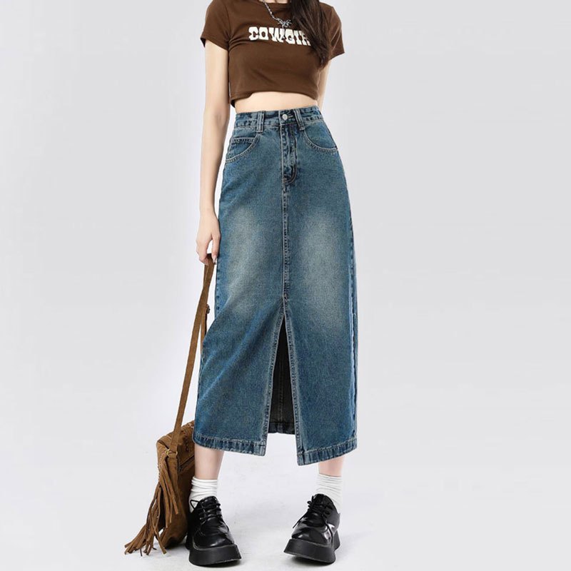 Jeansnjune Skirt Rok Jeans Wanita Highwaist Jeans Import Premium Korean Style