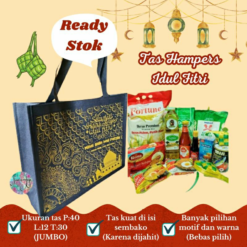 

Tas idul fitri bingkisan idul fitri Hampers Lebaran Tas souvenir Hari raya Parsel Hari Raya Goodie Bag jumbo