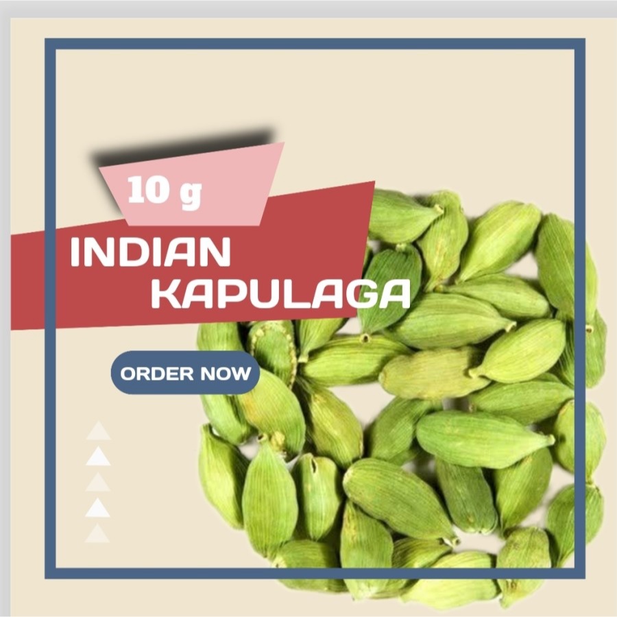Indian Green Cardamom KAPULAGA INDIA untuk Nasi Biryani Nasi Kebuli