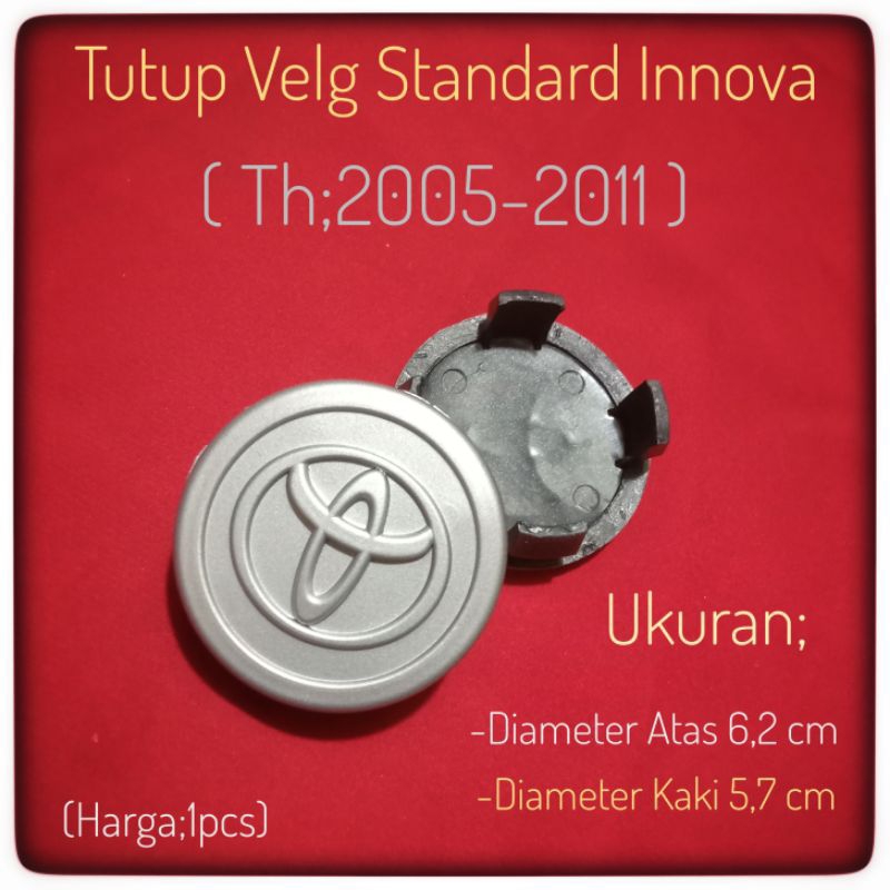 Tutup Velg Innova 2005 2011 Tutup Velg Standard Innova Lama Dop Roda Innova Lama
